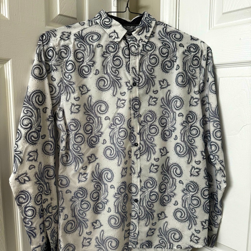 JB Holt Men’s Long Sleeve Button Down Shirt| Size Medium